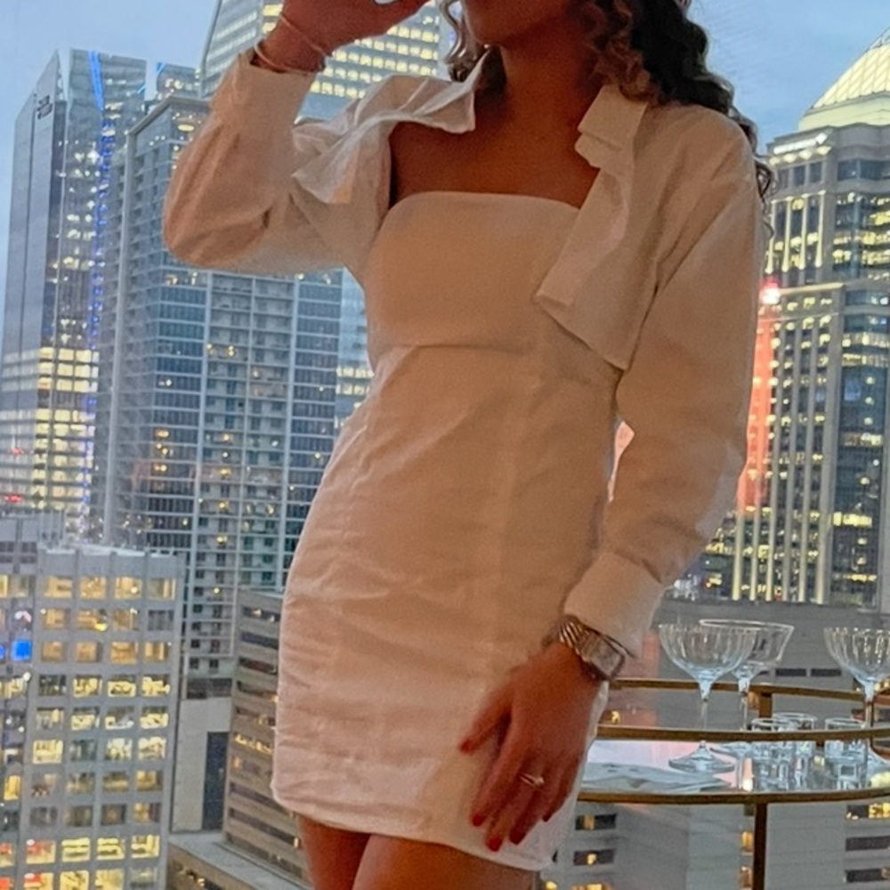 House of Spence White Two Piece Dress